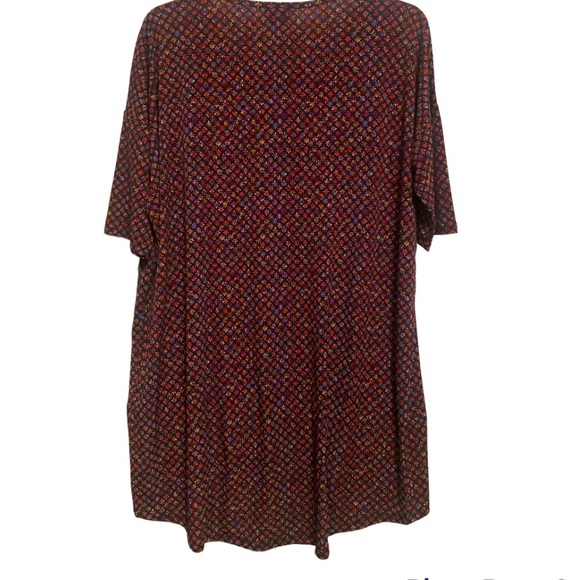 NWT! LULAROE Irma Starburst Print High-Low Oversize Tunic Small - Picture 2 of 5